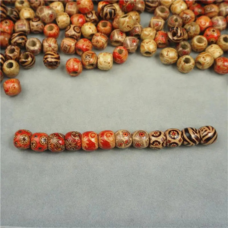 Perles en Bois Vintage Macramé DIY