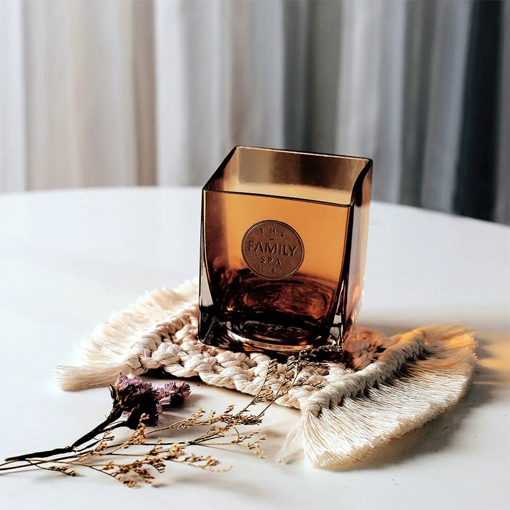 Petit Dessous de Verre en Macramé Fait Main