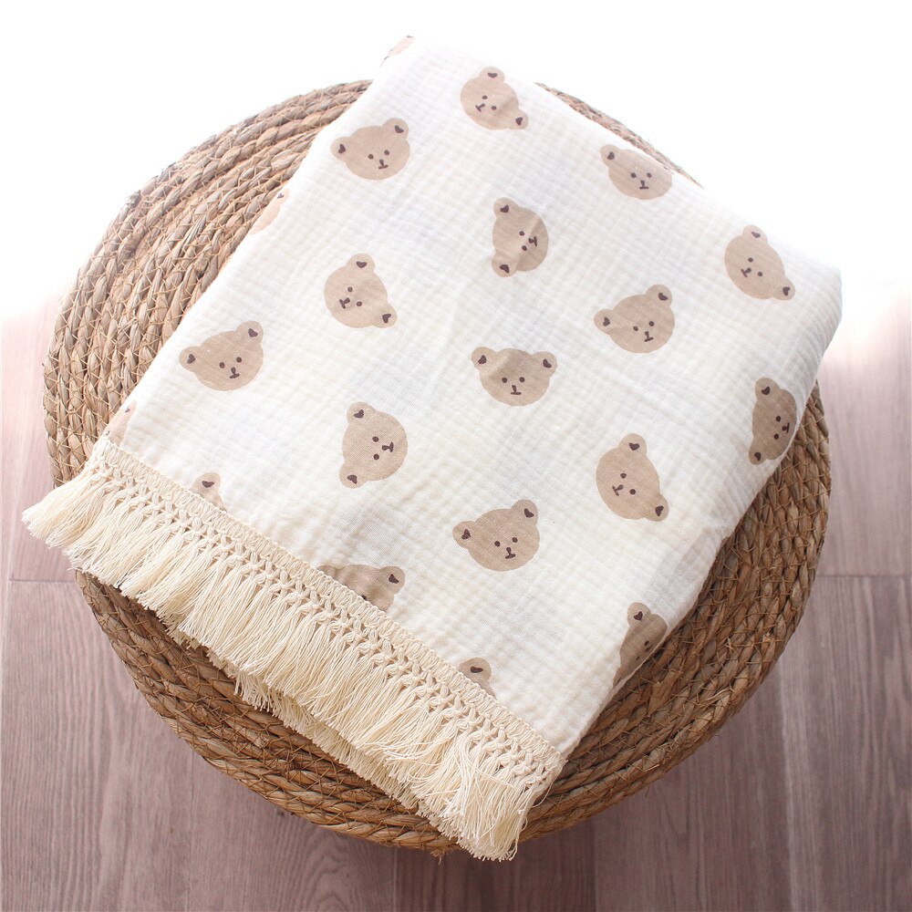 Plaid Macramé Enfant Nounours