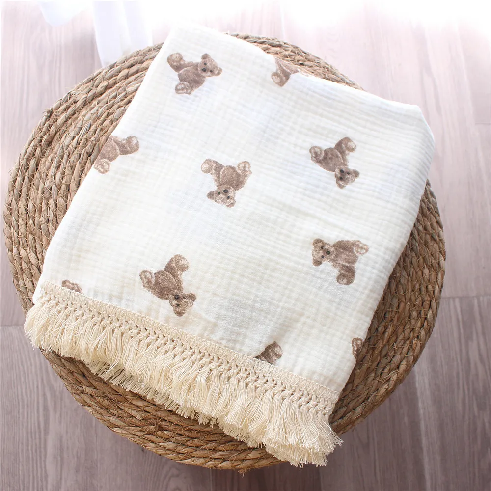 Plaid Macramé Enfant Nounours