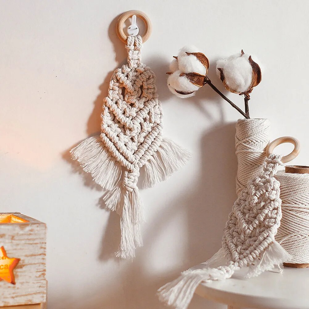 Plume Macramé Chambre Bébé Décorative