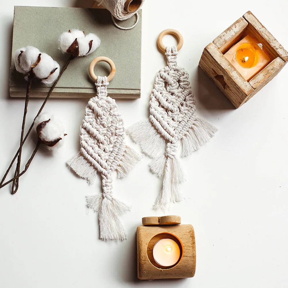 Plume Macramé Chambre Bébé Décorative