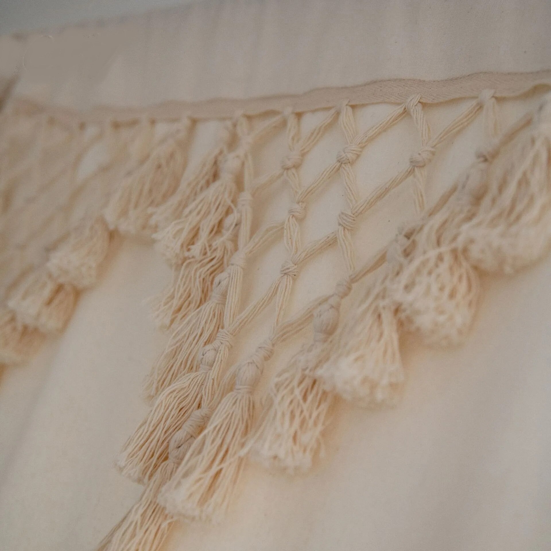 Rideau en Lin Macramé Bohème