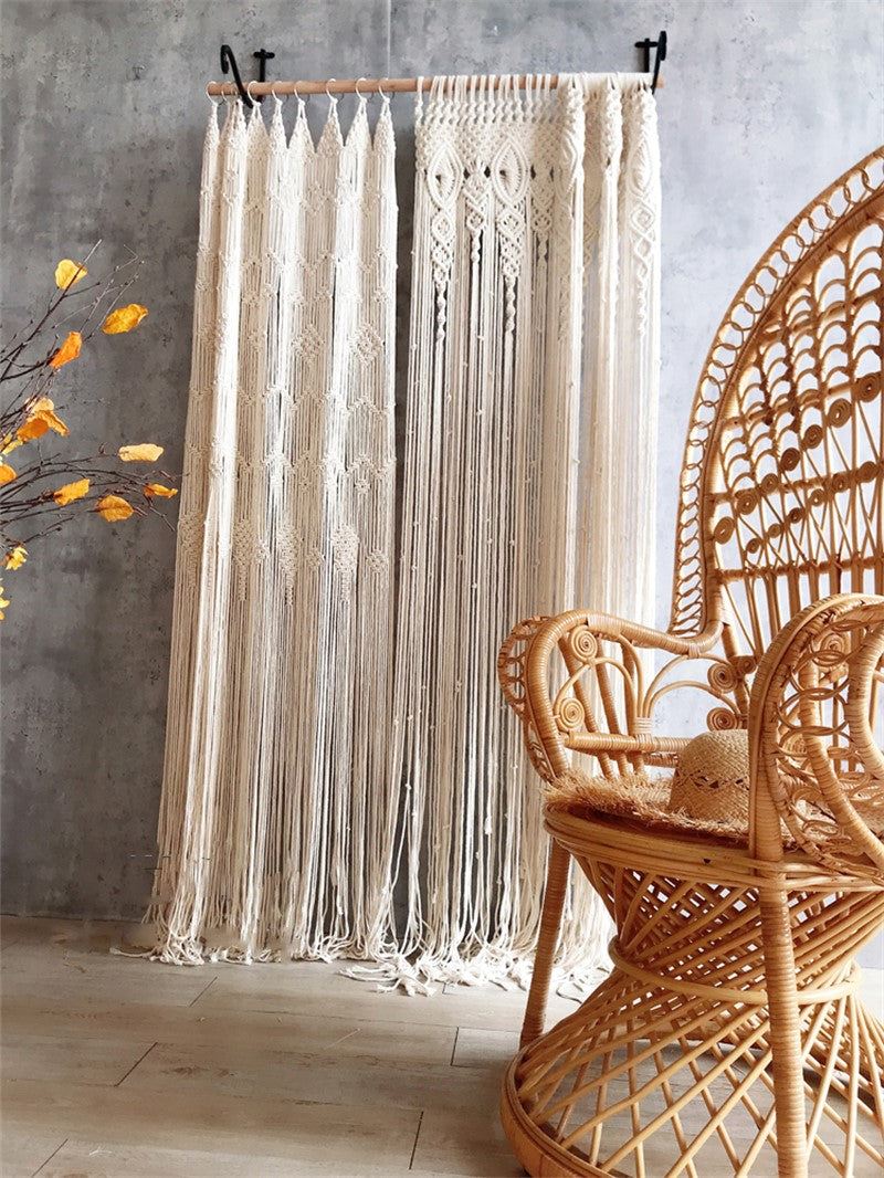 Rideau Macramé Boho Chic