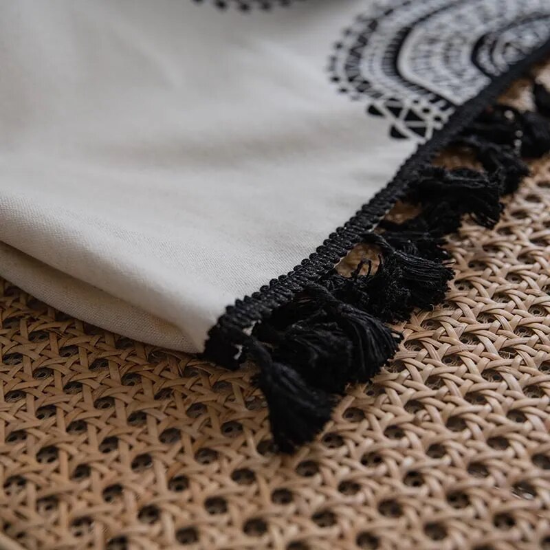 Rideau Macramé Style Bohème Coton