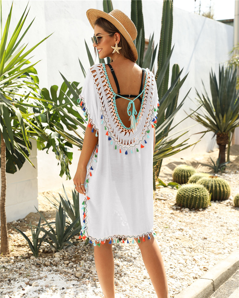 Robe d'Été Macramé Colorée
