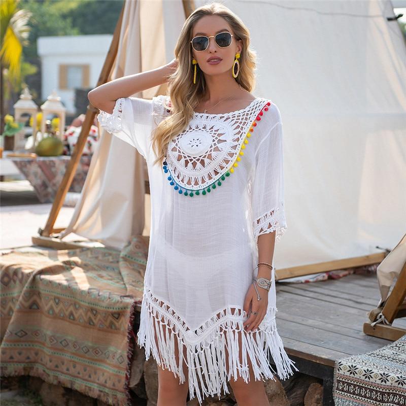 Robe Longue Macramé Été