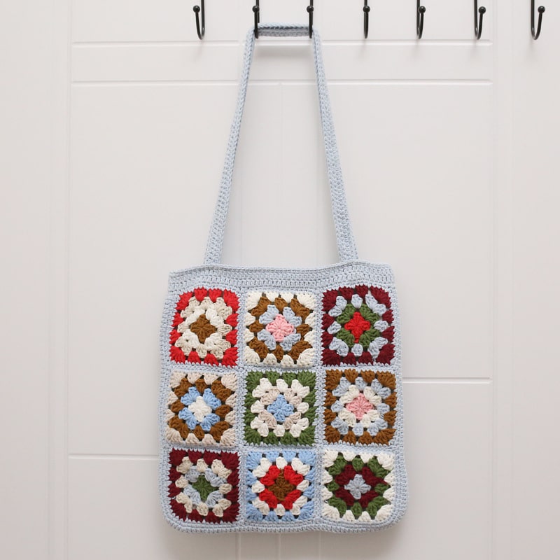 Sac Empiècement Macramé Fait Main