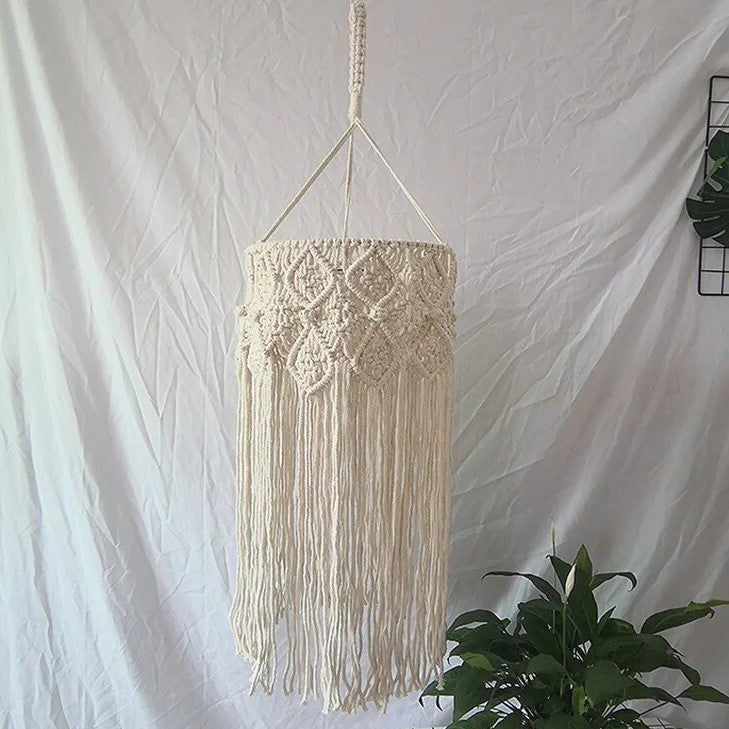 Suspension Abat Jour Macramé Fait Main