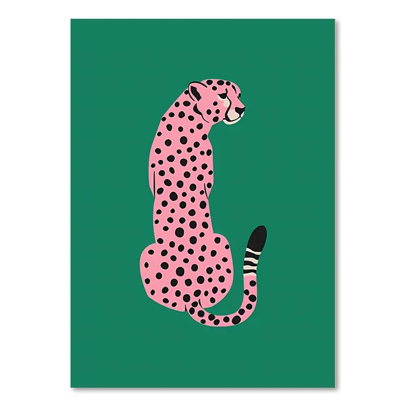 Tableau Bohème Coloré Animal