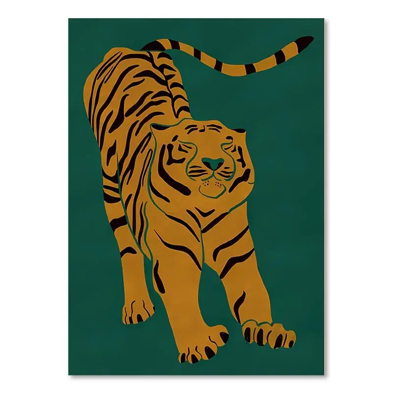 Tableau Bohème Coloré Animal