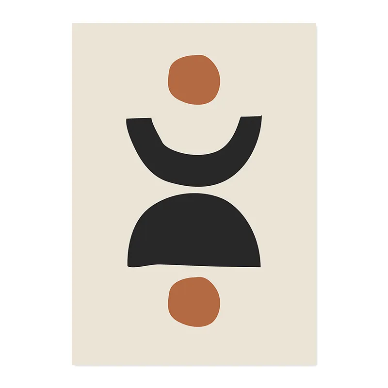 Tableau Bohème Géométrique Abstrait