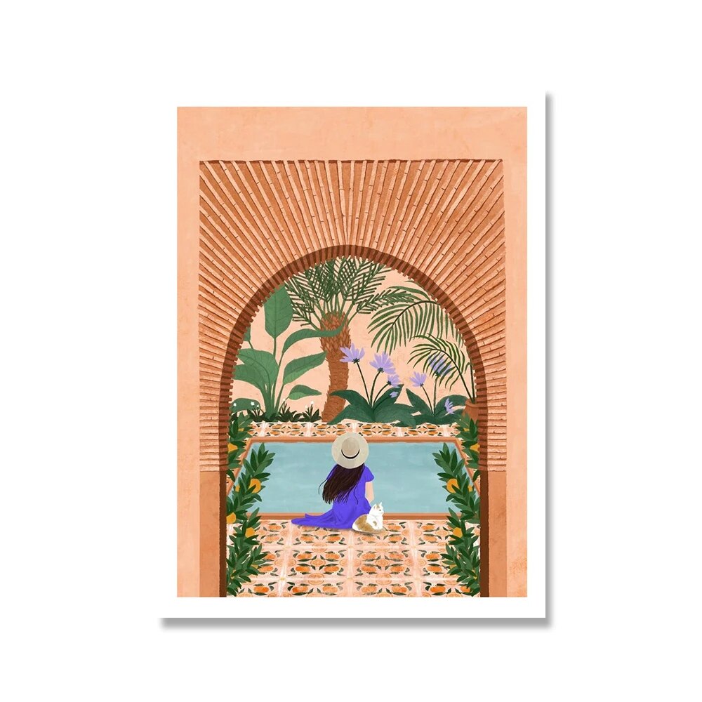 Tableau Boho Coloré Chaleureux