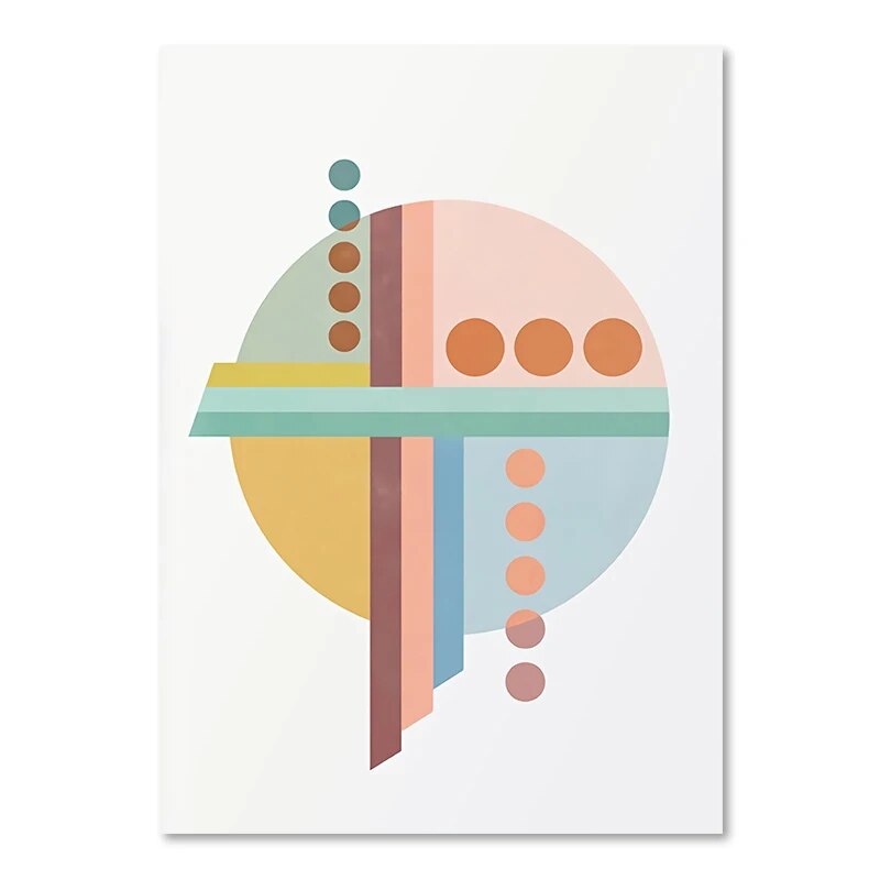 Tableau Floral Boho Chic Coloré