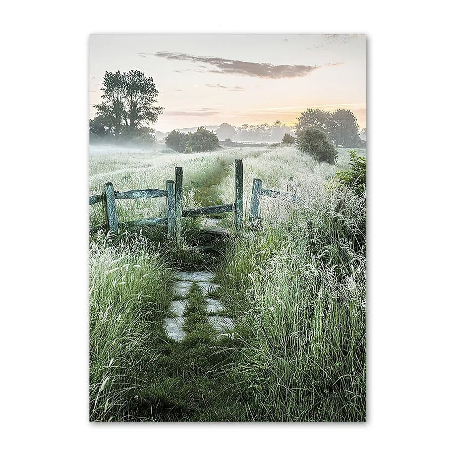 Tableau Paysage Style Bohème Nature