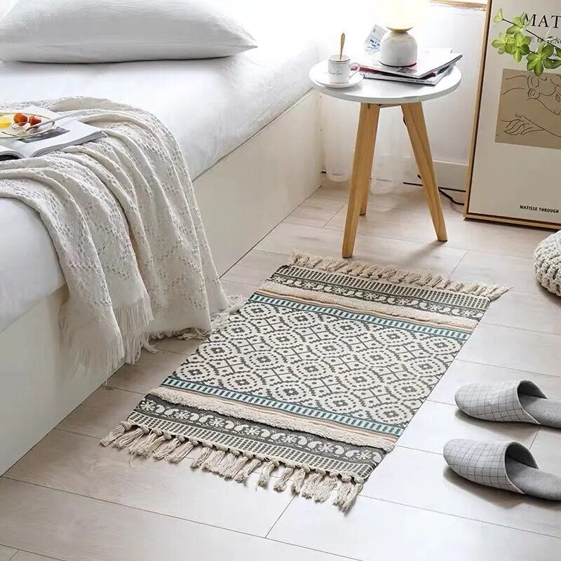 Tapis Macramé Chambre Bohème