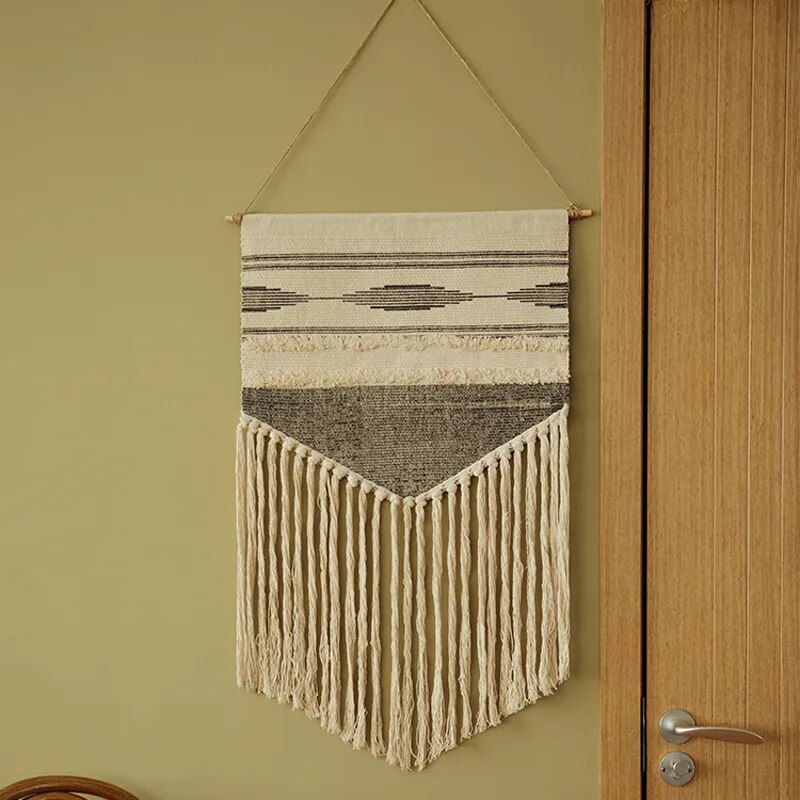 Tapisserie Murale Boho Macramé