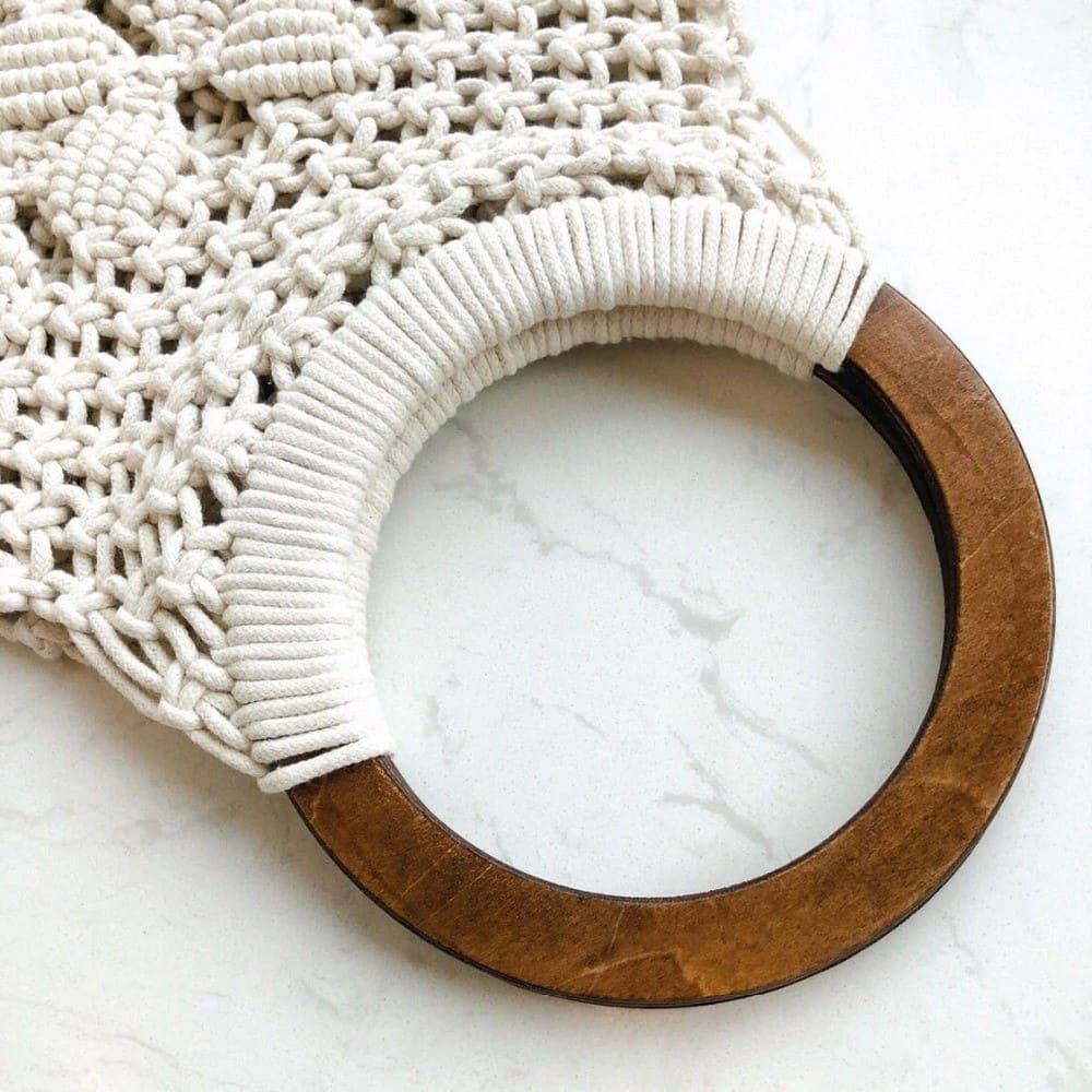 Tote Bag Macramé Fait Main
